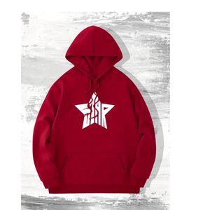 Sudadera con capucha con estampado de poliéster y algodón de alta calidad de estilo otoñal para hombre, pantalones de chándal sólidos con logotipo propio personalizado OEM personalizado - Product Image 5