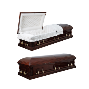 Ataúdes de madera natural de buena calidad para adultos Funeral OEM, venta al por mayor del fabricante vietnamita DSP LTD SERENITY CKT2007 - Product Image 5