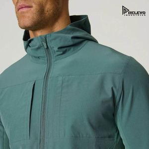 Ensemble de survêtement de sport personnalisé pour la course à pied et l'entraînement, avec cordon de serrage réglable à la taille et poche zippée - Product Image 6