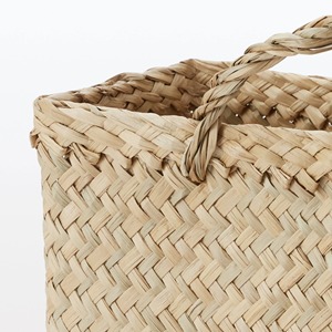 Seagrass Herringbone <b>Basket</b> with Handle Handmade <b>Storage</b> <b>Basket</b> Wholesale eco-friendly Made in Viet Nam - Product Image 5