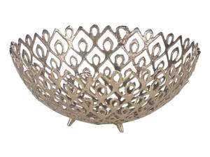 แท่นวางช็อคโกแลตขัดเงาสีทองทำด้วยมือทรงกลมพร้อมขาตั้งช็อคโกแลตขัดเงาสีเงินสำหรับเสิร์ฟช็อคโกแลตและของหวาน - Product Image 3