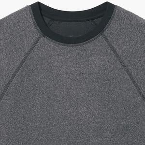 Personalizado de alta calidad de estilo universitario térmico de gran tamaño de cuello redondo sudaderas con capucha de algodón personalizado gota hombro sudadera - Product Image 2