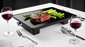 Riscaldamento a digiuno portatile 350W <span class=keywords><strong>griglia</strong></span> elettrica a infrarossi lontano e scalda cibo per feste in campeggio e <span class=keywords><strong>barbecue</strong></span> - Product Image 5