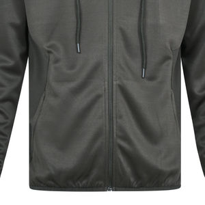 Conjunto de chándal de invierno de larga duración transpirable de peso pesado respetuoso con el medio ambiente de alta calidad 100% cuello con capucha de musgo ajuste Regular sólido - Product Image 4