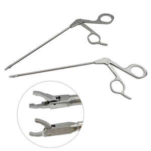 2 pièces Instruments chirurgicaux orthopédiques manuels pour arthroscopie du genou, qualité allemande, certifiés CE, en acier inoxydable, Pince à suture et Passe-suture - Product Image 5