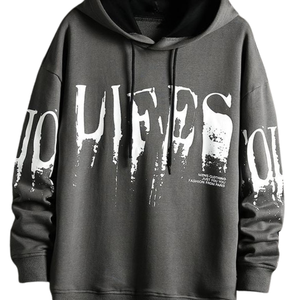 Sudadera con capucha con estampado de letras para hombre y mujer, ropa de calle, jersey de gran tamaño, Sudadera con capucha gráfica de estilo urbano informal a la moda, ventas cálidas de invierno - Product Image 2