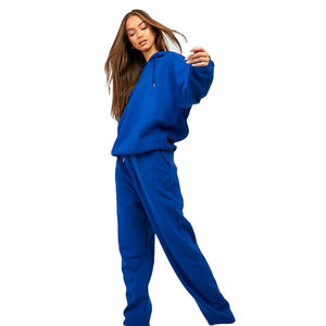 Survêtement deux pièces de haute qualité pour femmes vêtements de Fitness de gymnastique survêtement en polaire d'entraînement personnalisé imprimé course d'hiver grande taille - Product Image 1