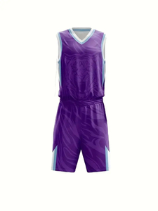 Personaliza tus Propios Uniformes de Baloncesto, Conjunto de Camiseta de Baloncesto Reversible - Product Image 6