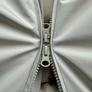 Nueva moda americana doble cremallera color sólido cálido chaqueta de gran tamaño - Product Image 4