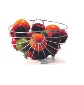 Home and Hotels Kitchen <b>Storage</b> Use Elegant Design <b>Metal</b> Wire Fruit <b>Storage</b> <b>Basket</b> Gold Plated Finishing Fruit Server <b>Basket</b> - Product Image 5