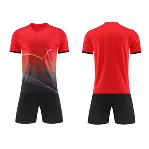 Uniforme de football en tissu polyester de haute qualité pour adultes et enfants Design personnalisé avec impression par sublimation - Product Image 2