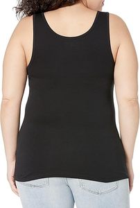 Camiseta sin mangas ajustada para mujer Fabricada en Bangladesh, Emparejamiento cómodo informal con leggings de cintura alta o jeans. - Product Image 3