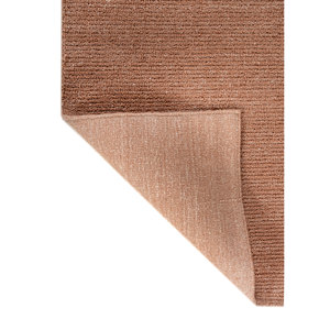 Alfombras de Poliéster Tejidas a Mano en Color Rojo y Naranja Sólido para Uso Doméstico-Hpl-42 - Product Image 5