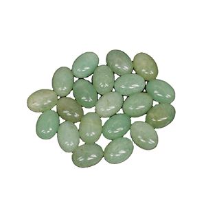 5 uds Aventurina verde Natural 36.65CTS cabujón ovalado 14x12mm fabricación de joyas de cuarzo creado en laboratorio - Product Image 6