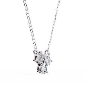 Fabulous 18K Gold Women's Pendant Lab Grown Diamond Charm - Product Image 2