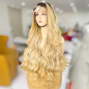 วิกผมมนุษย์สีบลอนด์100% เวียดนามยาวสำหรับผู้หญิงสีดำ - Product Image 6