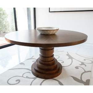 CADEAUX STAND Haute Qualité Vente à Chaud Acacia Bois Pied Haut Plateau Rond en Bois Plateau à Gâteau pour Servir Gâteaux et Fruits - Product Image 2