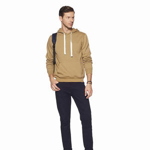 Sweat-shirts à capuche pour hommes de qualité supérieure, 100% coton, fermeture éclair, séchage rapide, respirant, col rond, design classique uni, confortable et élégant - Product Image 3