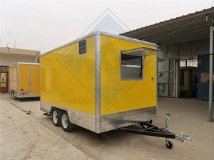 รถขายอาหารรถขายอาหารติดท้ายห้องครัวพร้อมรถขายอาหารไอศครีมเต็มรูปแบบรถขายกาแฟมีอุปกรณ์ครบครัน - Product Image 2