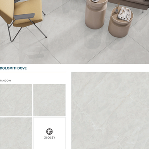 กระเบื้องแผ่นพอร์ซเลนมันวาวขนาด1200x1200มม. คอลเลคชั่นใหม่มีสไตล์สำหรับใช้ในสำนักงานอพาร์ทเมนต์ - Product Image 4