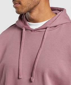 Sweats à capuche 100% coton de haute qualité pour hommes streetwear respirant confortable 500GSM sweats à capuche hip hop poids lourd pour hommes - Product Image 5