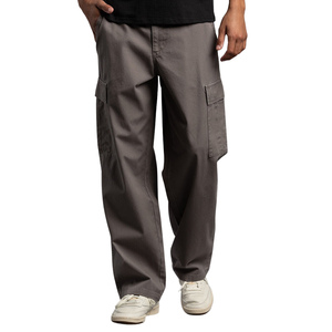 2023 New Fashion Lightweight Casual Men's Loose Fit Joggers Custom Design <b>Trousers</b> Multiple Pockets High Quality Manufacturer BD - Product Image 2
