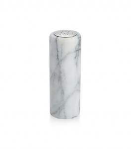 Juego de Salero y Pimentero de Mármol Geométrico, Gris Blanco, Diseño Único, Piedra Natural de Alta Calidad, Elegante Utensilio de Cocina para Mesa de Comedor - Product Image 4