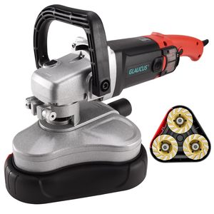 Meuleuse électrique à trois axes de 4 pouces pour surfaces en béton, pour le ponçage des sols, des murs et des plafonds - Product Image 6