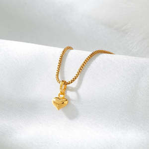 สร้อยคอจี้รูปหัวใจทองคำ 18k สำหรับของขวัญหมั้น แต่งงาน และวันครบรอบ - Product Image 1