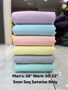 Sang trọng OEM nhà sản xuất Thanh Lịch Tinh khiết bông chikan vải với Vàng sequin Rayon thêu borer patta thiết kế tùy biến - Product Image 6