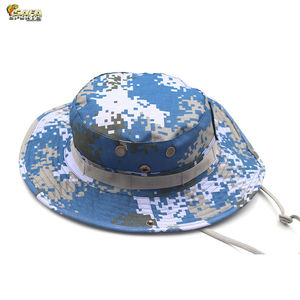 Chapeau de pêcheur pliable imperméable à large bord à 5 panneaux en coton pour la jungle, la pêche, le safari, pour hommes - Product Image 5