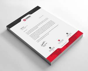 Custom Print Letterhead Paper A4 Size Business Certificate Letterhead <b>Printing</b> - Product Image 1