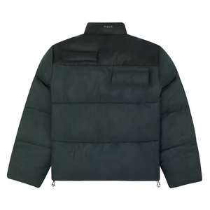 Veste matelassée décontractée pour adultes, de haute qualité, tricotée, bonnet d'hiver, impression numérique, logo vierge, 100% coton, OEM ODM, mode - Product Image 2