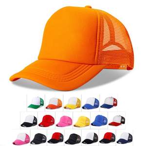 Sombrero y gorras de camionero en Blanco clásico personalizado de alta calidad para hombre, gorras Snapback deportivas de béisbol de poliéster, gorra de camionero de malla - Product Image 1