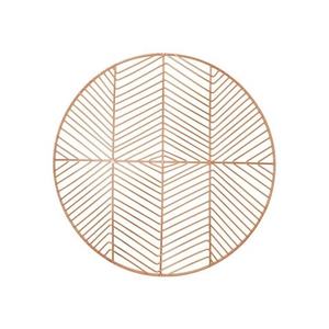 Assiette de présentation en métal tendance, de haute qualité, ronde, faite à la main, sous-assiette, vente chaude, assiette décorative pour mariage indien - Product Image 1