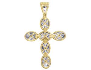 Personalizado Hip Hop totalmente VVS Moissanite diamante Bling Iced Out S925 colgante de cruz de plata esterlina para hombres - Product Image 4