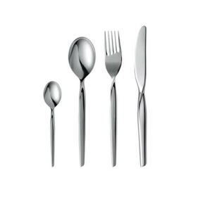 Ensemble de couverts design élégant en acier inoxydable avec un look de qualité supérieure, parfait pour les cadeaux de mariage et d'anniversaire - Product Image 1