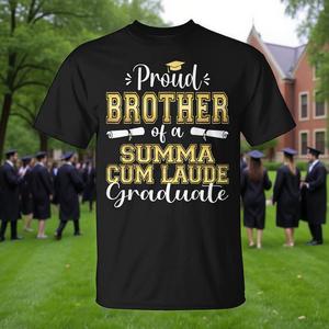 T-shirt Fier frère d'un diplômé Summa Cum Laude, classe de 2023 - Product Image 3