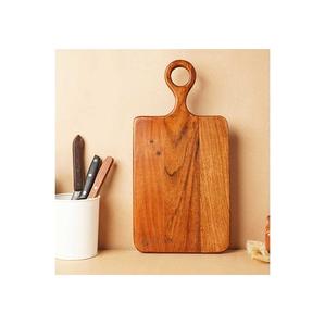 Planche à découper en bois d'acacia poli foncé nouveau Design planche à découper en bois dernier Design - Product Image 1