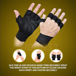 Wholesale High Breathable Fitness <b>Gloves</b> <b>Silicone</b> Palm Weightlifting Workout Bodybuilding Gym <b>Gloves</b> Unisex Fitness <b>Gloves</b> - Product Image 6
