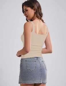 Camiseta de gimnasio de calidad Premium para mujer, ropa deportiva, chaleco de gimnasio, entrenamiento, Yoga, Top Racer, espalda, músculo, transpirable, chaleco de gimnasio para mujer - Product Image 4