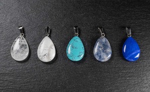 Pendentif en turquoise fait main, serti dans un cadre en argent sterling 925, plaqué rhodium, cadeau d'anniversaire pour femmes, hommes et enfants - Product Image 2