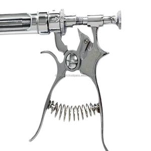 Jeringa Veterinaria de Acero Inoxidable, Inyector Continuo de 30, 50 y 100 cc, Certificación CE, Manual, Garantía de 3 Años, Quirúrgica - Product Image 3
