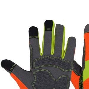 Guantes de cuero de trabajo de calidad superior de alta visibilidad Protección de manos y brazos al mejor precio a la venta - Product Image 3