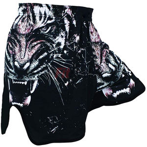 Short de combat Muay Thai respirant de haute qualité pour hommes MMA Kick Boxing Grappling Gear OEM Wholesale Rate Optimal for Martial Arts - Product Image 4