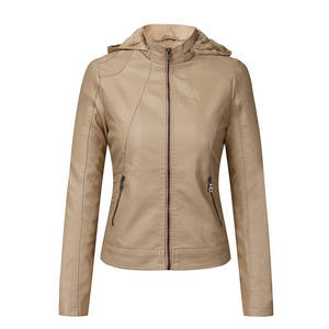 Chaqueta de Moda Sólida y Transpirable de Cuero de Alta Calidad para Mujer 2024, Relleno de Algodón Hecho a Medida, Tejido de Invierno, Venta al por Mayor - Product Image 2