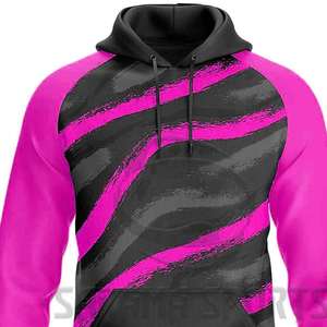 Sweats à capuche en molleton de coton/polyester avec impression en relief, broderie 3D personnalisée, pull tendance, sweats à capuche chauds pour hommes - Product Image 6