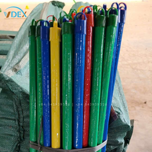Wholesale 110cm-120cm PVC Color Plastic Wooden Broom Handle <b>Stick</b> Natural Manufacturing <b>Mop</b> Rod for Home Cleaning Household Tool - Product Image 4