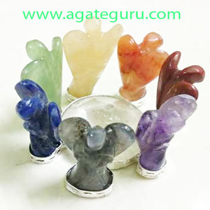 Productos de Gemas Hechos a Mano con Piedras Preciosas de los Siete Chakras de la India - Product Image 1