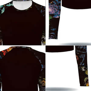 Logo personnalisé femmes manches longues Yoga haut respirant Compression chemise de sport pour la course Gym coupe-vent grande taille Fitness - Product Image 4